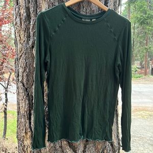 Zella Dark Green Women’s Long Sleeve Shirt